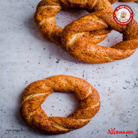 Bread House 4 Pcs  Turkish Sesame Bagel - TURKISH ONLINE MARKET UK - £3.89