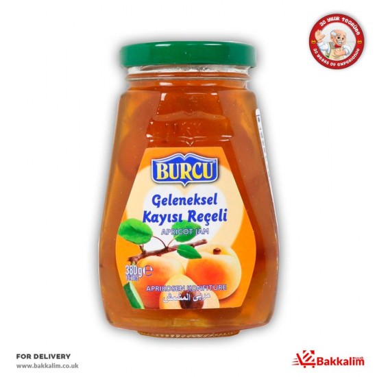 Burcu 380 Gr Apricot Jam - TURKISH ONLINE MARKET UK - £2.59