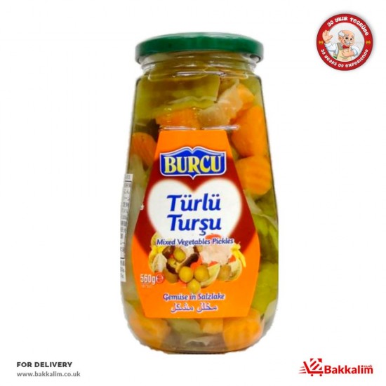Burcu  560 Gr Mixed Pickles - TURKISH ONLINE MARKET UK - £2.29