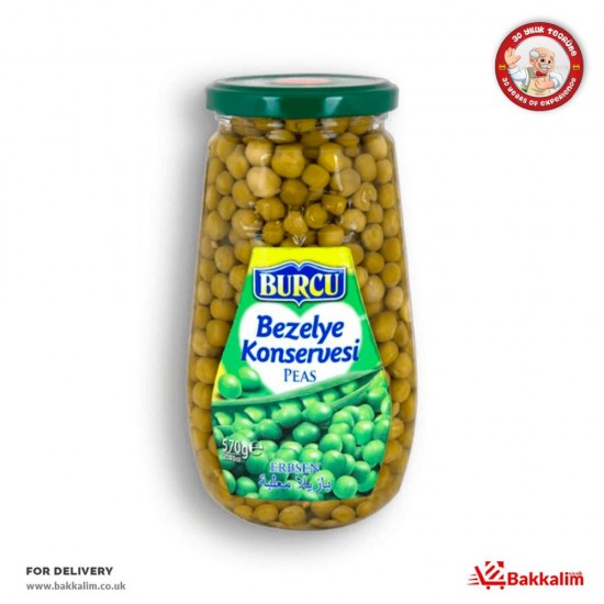 Burcu 570 Gr Peas Preserves - TURKISH ONLINE MARKET UK - £2.29