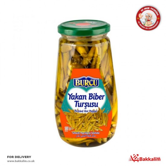 Burcu  580 Gr Pickled Hot Pepper - TURKISH ONLINE MARKET UK - £2.59
