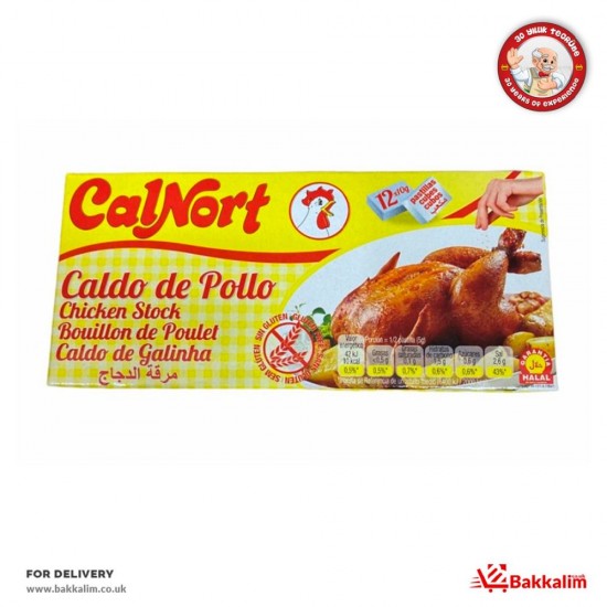 Calnort 10 Gr 12 Pcs Chicken Stock - Bouillon - TURKISH ONLINE MARKET UK - £0.89