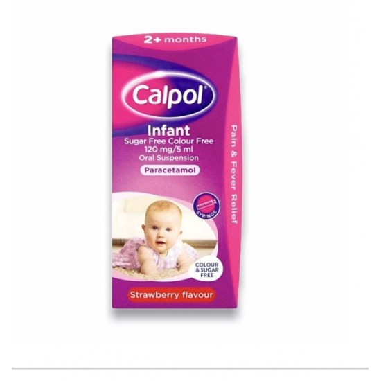 Calpol Infant Strawberry 100ml - TURKISH ONLINE MARKET UK - £1.99