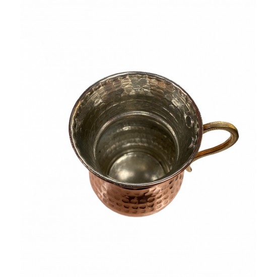 Copper Cup With Handle 1x - TURKISH ONLINE MARKET UK - £2.79