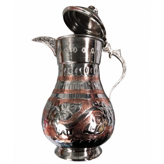 Copper Jug With Lid - TURKISH ONLINE MARKET UK - £27.99