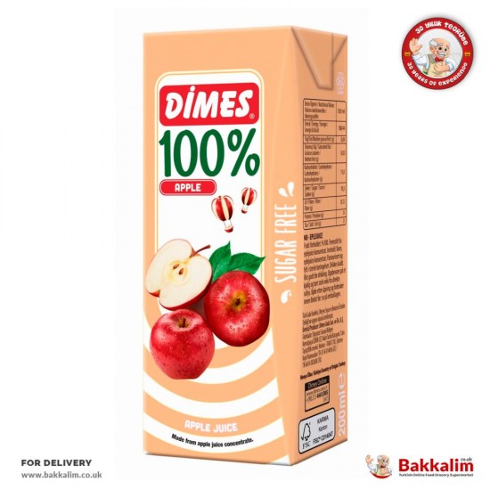 Dimes 200 Ml Apple Fruit Juice - TURKISH ONLINE MARKET UK - £0.59