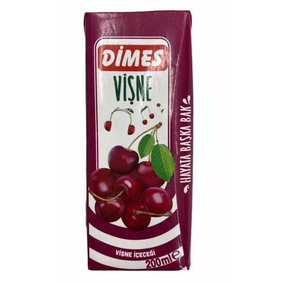 Dimes Cherry FRUIT Juice 200ml - TURKISH ONLINE MARKET UK - £0.59