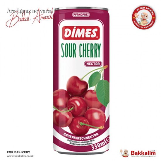Dimes Sour Cherry Nectar 330 Ml - TURKISH ONLINE MARKET UK - £0.79