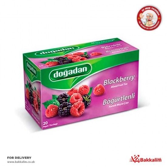 Dogadan 20 Bags Blackberry Mixed Fruit Tea - TURKISH ONLINE MARKET UK - £1.29