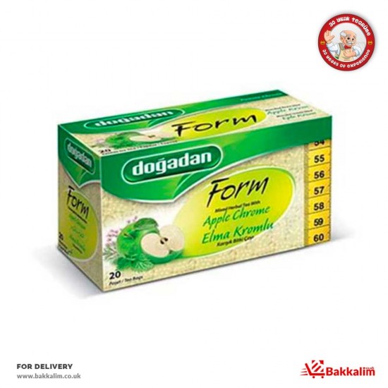 Doğadan 20 Poşet Form Elma Kromlu Çay - TURKISH ONLINE MARKET UK - £1.49