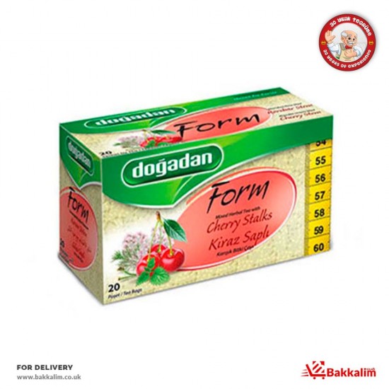 Dogadan 20 Bags Form Mixed Herbal Tea With Cherry Stalks - TURKISH ONLINE MARKET UK - £1.99