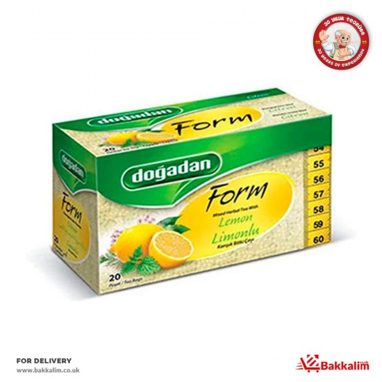 Doğadan  20 Poşet Form Limonlu Karışık Bitki çayı - TURKISH ONLINE MARKET UK - £1.29