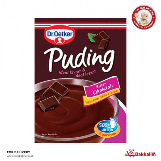 Dr Oetker 111 Gr Bitter Chocolate Pudding - TURKISH ONLINE MARKET UK - £1.29