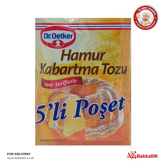 Dr Oetker  5 Pcs 10 Gr Baking Power - TURKISH ONLINE MARKET UK - £1.19