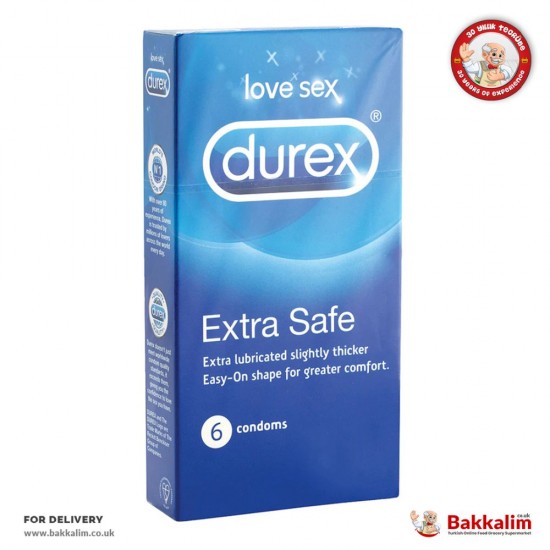 Durex Extra Safe Condoms Pack In 6 Pcs - TURKISH ONLINE MARKET UK - £6.99