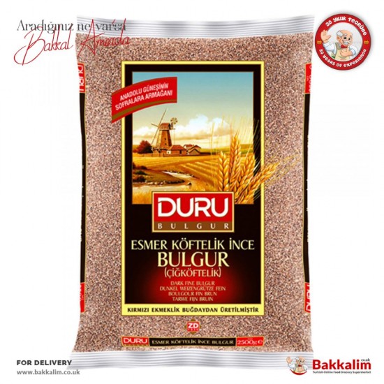 Duru 1000 G Brown Extra Fine Bulgur - TURKISH ONLINE MARKET UK - £2.99