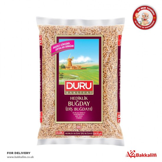 Duru 1000 Gr Hediklik Buğday  (Diş Buğdayı) - TURKISH ONLINE MARKET UK - £2.39