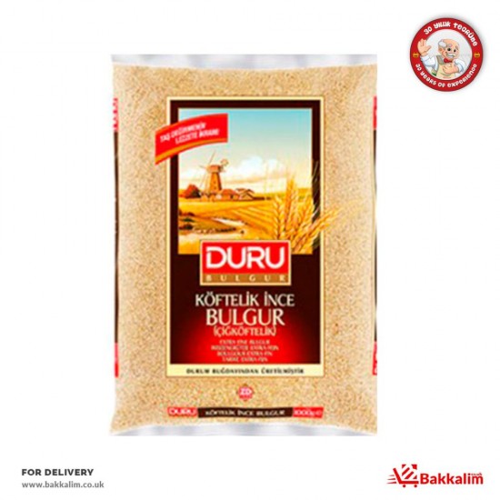 Duru 1000 Gr Köftelik İnce Bulgur (Çiğköftelik) - TURKISH ONLINE MARKET UK - £2.99