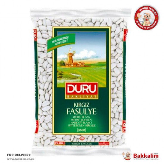 Duru 1000 Gr Kırgız Fasulye 8mm - TURKISH ONLINE MARKET UK - £4.59