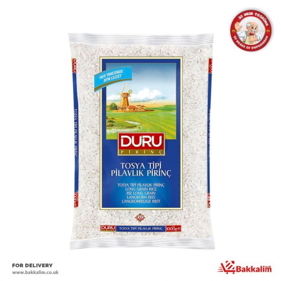 Duru 1000 Gr Tosya Long Grain Rice - TURKISH ONLINE MARKET UK - £3.49