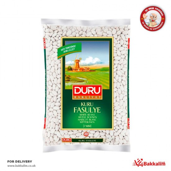 Duru 2500 Gr (7mm) White Beans - TURKISH ONLINE MARKET UK - £12.29