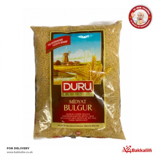 Duru  2500 Gr Midyat Medium Coarse Bulgur - TURKISH ONLINE MARKET UK - £6.49