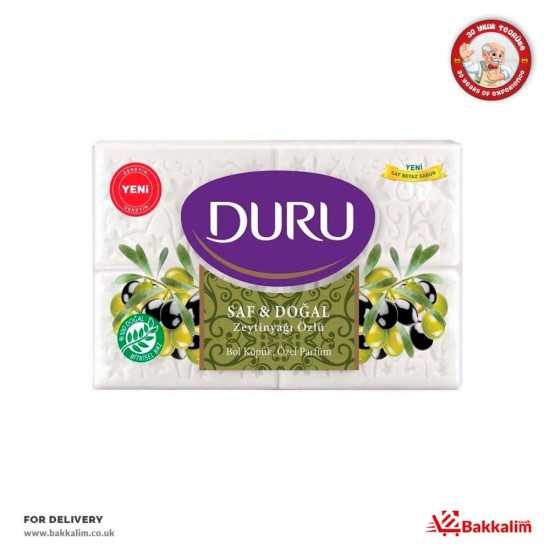 Duru 4 Pcs 150 Gr Olive Oil Soap - TURKISH ONLINE MARKET UK - £4.99