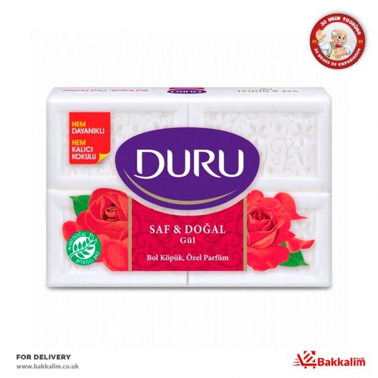 Duru 4 Pcs 150 Gr Rose Essence Soap - TURKISH ONLINE MARKET UK - £4.99