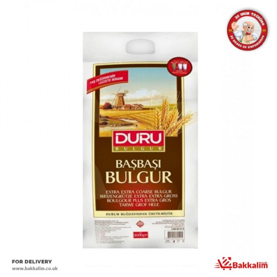Duru 5000 Gr Extra Coarse Bulgur - TURKISH ONLINE MARKET UK - £10.99