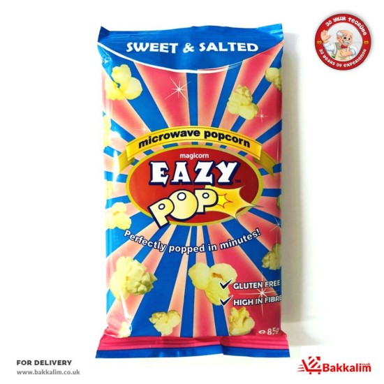 Eazy 85 Gr Microwave Popcorn Sweet And Salted - TURKISH ONLINE MARKET UK - £0.49