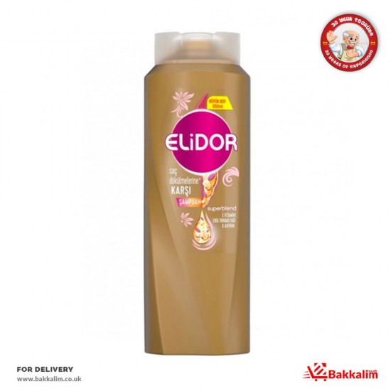 Elidor 650 Ml Against Hair Loss Shampoo - TURKISH ONLINE MARKET UK - £4.99