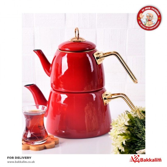 Elite Class Tea Pot Red - TURKISH ONLINE MARKET UK - £39.99