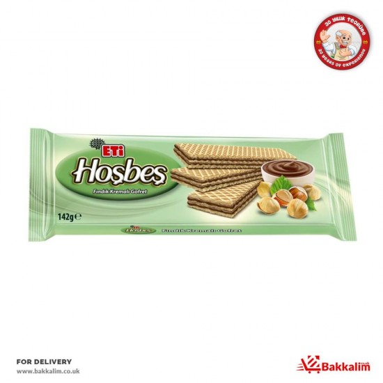 Eti 142 Gr Hosbes Hazelnut Cream Wafer - TURKISH ONLINE MARKET UK - £1.49