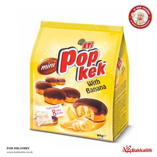 Eti 144 Gr 8 Adet Mini Muzlu Pop Kek - TURKISH ONLINE MARKET UK - £1.79