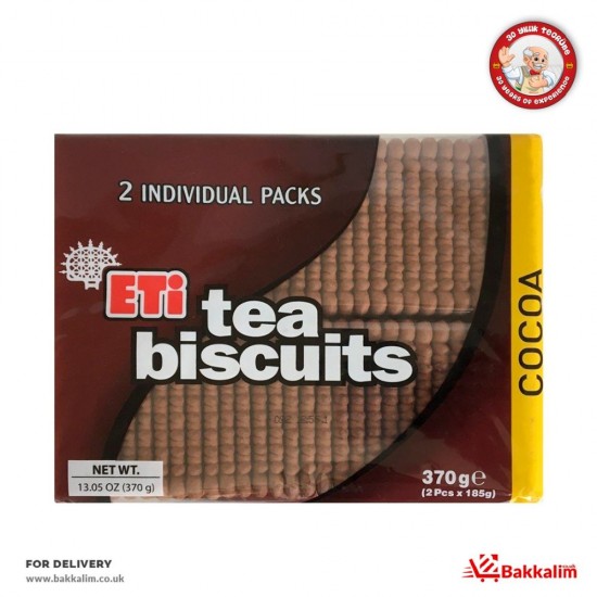 Eti 370 Gr 2 Pcs Cocoa Tea Biscuits - TURKISH ONLINE MARKET UK - £1.99