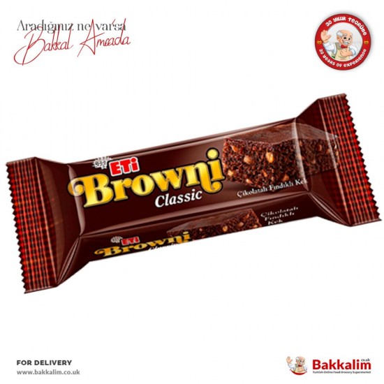 Eti Browni Classic Cake With Chocolate And Hazelnut 40 G - TURKISH ONLINE MARKET UK - £0.59