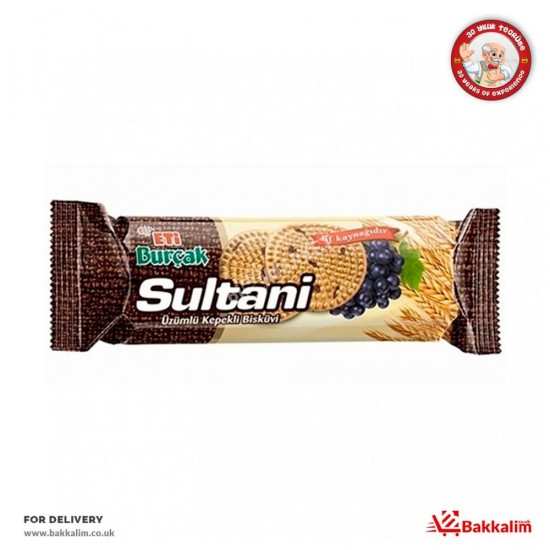 Eti Burcak 130 Gr Sultani Raisin Wholemeal Biscuits - TURKISH ONLINE MARKET UK - £0.99