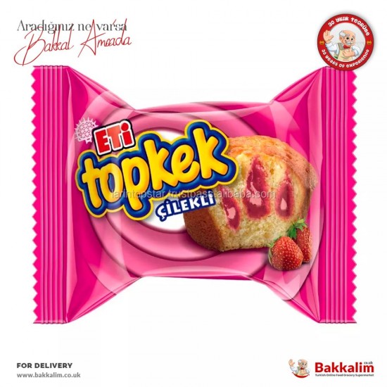 Eti Topkek 40 Gr Çilekli Kek - TURKISH ONLINE MARKET UK - £0.59