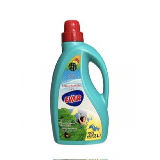 Evar Laundry Detergent Colour 3lt - TURKISH ONLINE MARKET UK - £5.99