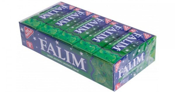 Falim 5 Pcs 20 Pack Mint Aromated Sugar Free Chewing Gum - FALIM