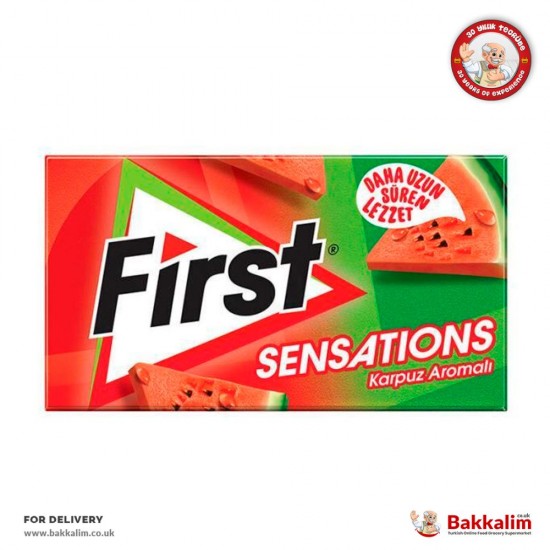 First Sensations 27 Gr Watermelon Flavored Chewing Gum - TURKISH ONLINE MARKET UK - £1.29