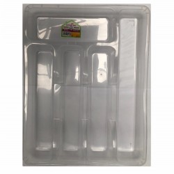 Follow Me Transparent Cutlary Tray