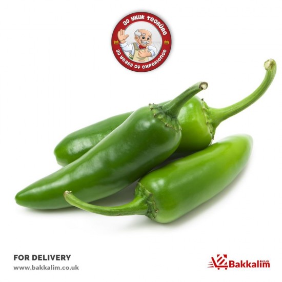 Fresh 500 Gr Bullet Hot Pepper - TURKISH ONLINE MARKET UK - £13.99