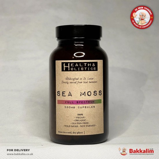 Full Spectrum Sea Moss Capsules St Lucia Genus Gracilaria - TURKISH ONLINE MARKET UK - £24.99