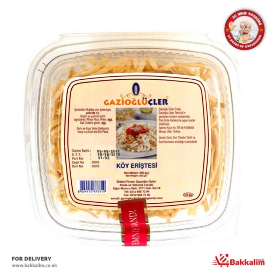 Gazioglu 350 Gr Turkish Noodles - TURKISH ONLINE MARKET UK - £2.99