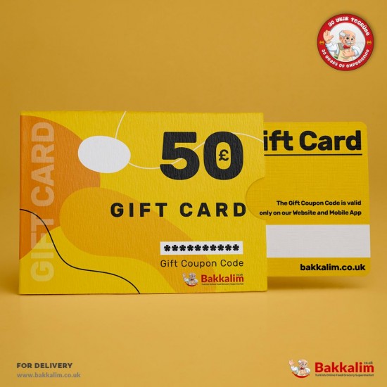 Gift Card - TURKISH ONLINE MARKET UK - £50.00