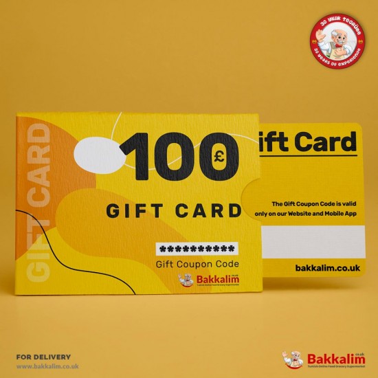 Gift Card - TURKISH ONLINE MARKET UK - £100.00