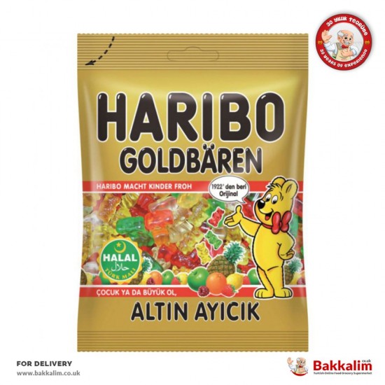 Haribo 80 Gr Gold Bears Jelly Candy - TURKISH ONLINE MARKET UK - £1.29