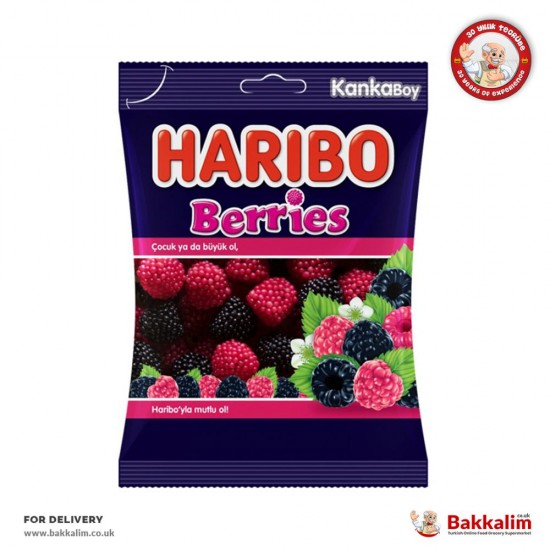 Haribo 80 Gr Ahududu Aromalı Yumuşak Şeker - TURKISH ONLINE MARKET UK - £1.29