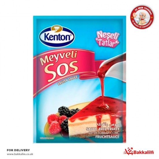 Kenton 80 Gr Fruity Sauce (Black Currant And Strawberry) - TURKISH ONLINE MARKET UK - £1.19